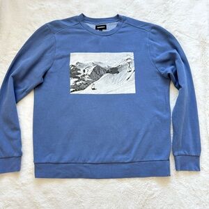 BONOBOS men blue sweatshirt size L